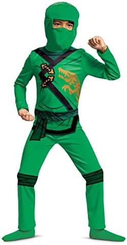 Traje sustentável de Lloyd, traje oficial de lego ninjago, tamanho das crianças