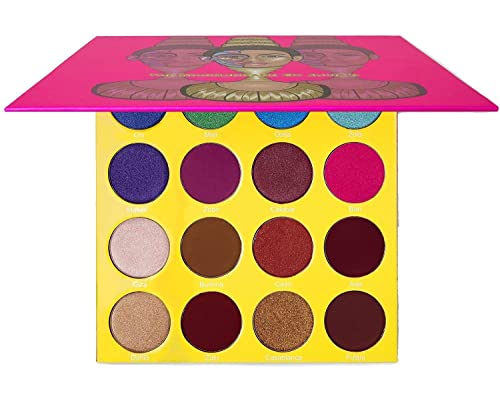 Juvia's Place Purples, Reds, Pinks Eyeshadow Palette - Maquiagem profissional para olhos, paleta de sombras pigmentadas,