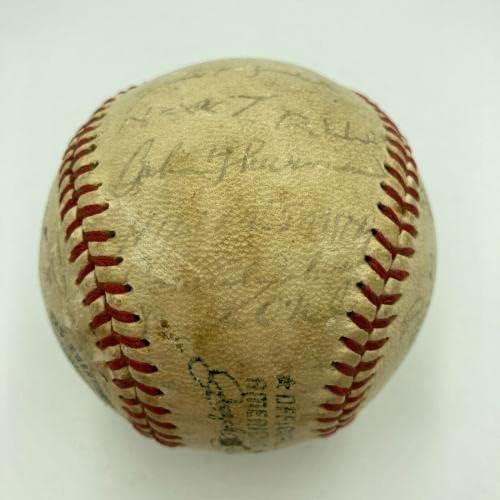 Hilton Smith Satchel Paige Negro League Kansas City Monarchs assinou Baseball JSA - Bolalls autografados