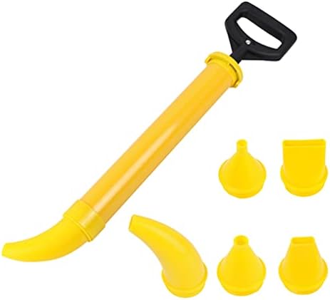 Ferramenta de calafetagem Doitool Conjunto com 5 bicos de calafetagem para rachaduras de alça entre ladrilhos ou tijolos multifuncionais haste de rejunte de rejunte amarelo ferramentas
