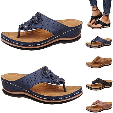 Sandálias flip roman t em clipe confortável com base em sandálias abertas com arco tira slider slider verão feminino sandálias