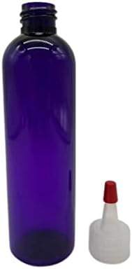 Fazendas naturais 4 oz Purple Cosmo BPA Garrafas grátis - 12 pacote de recipientes reabastecíveis vazios - óleos essenciais