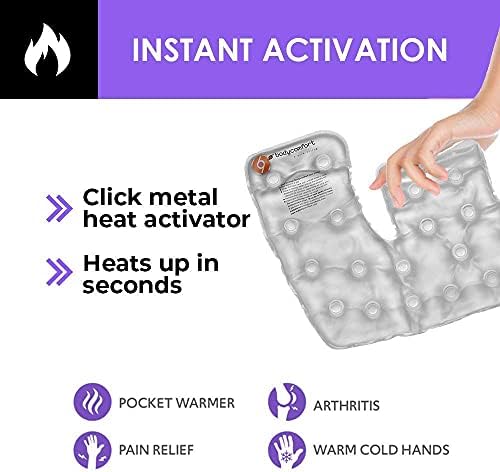 Conforto corporal conforto frio reutilizável e pacote de calor instantâneo para pescoço e ombros - tratamento frio e térmico