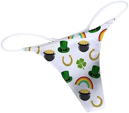 CHNNKKAOP Women Panties St. Patrick Day Underpants Comfort Women Mulher Soft Panties T-back-Back Baixa-String sexy Sexy