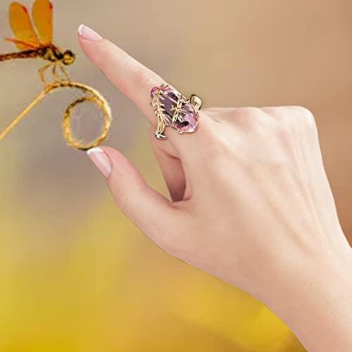 2023 Simples Gold Pearl Diamond Zircon Ladies Ring Jewelry Jewelry Acrílico Tamanho 8