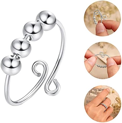 Anéis para ansiedade para mulheres anéis