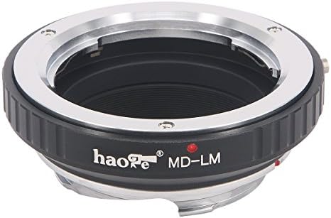 Adaptador de montagem de lentes HAOGE para Minolta Rokkor MD MC Montagem Lente para a câmera de montagem Leica M LM, como M240, M240P, M262, M3, M2, M1, M4, M5, M5, M6, MP, M7, M8, M9, M9, Monochrom, M-E, M, M-P, M10, M-A
