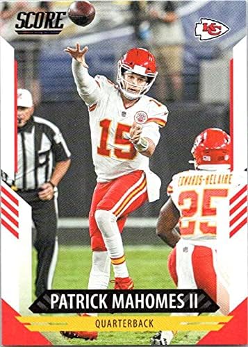 2021 Pontuação 1 Patrick Mahomes II Kansas City Chiefs NM-MT NFL Football