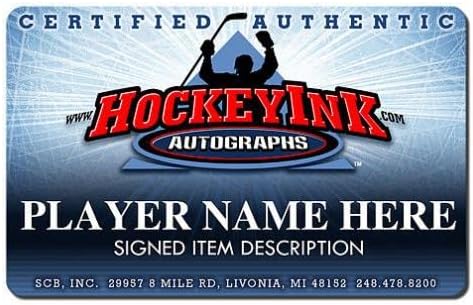 Claude Lemieux assinou 2000 Stanley Cup Champions - New Jersey Devils Puck - Pucks de NHL autografados