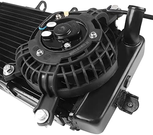 Substituição do motor de alumínio do tanque de água do radiador de motocicletas de bicicleta caçadora para Suzuki GW250 2012 2013