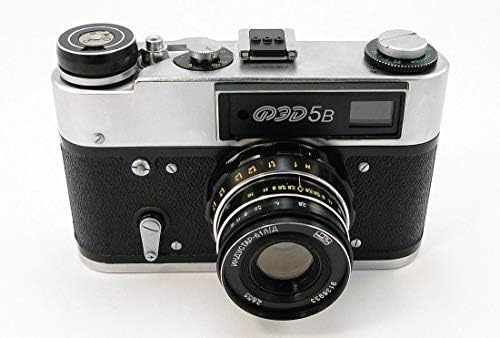 Fed-5b 5 URSS RangeFinder 35mm Câmera Industar-61 LD 2.8/55 Lente