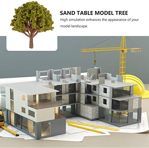 Árvores de arquitetura de Sewacc FIGURA 20 PCS Modelo árvores de plástico miniaturas para micro paisagem Decoração de cenário
