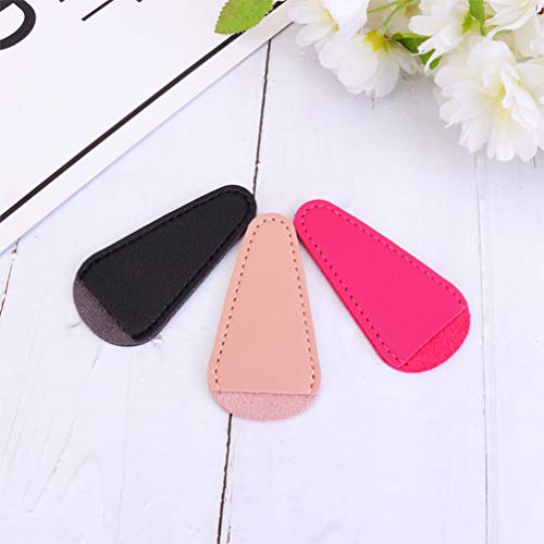 Milisten Small Borderyer Scissor bainha PU Counto de couro Tampas protetidas mangas para tesoura Nippers 6pcs