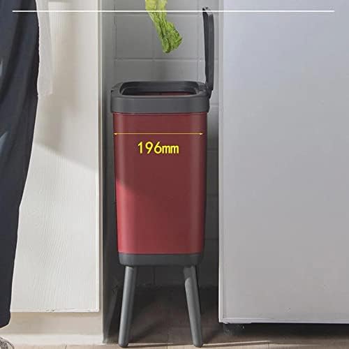 SEASD Tipo de molinete do tipo de altura lixo de cozinha pode lixo alto caixa de lixo de lixo de armazenamento de balde de banheiro