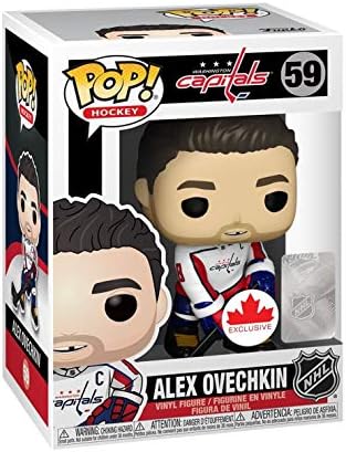 Pop Sports NHL Hockey 3,75 polegadas Figura Washington Capitals - Alex Ovechkin 59