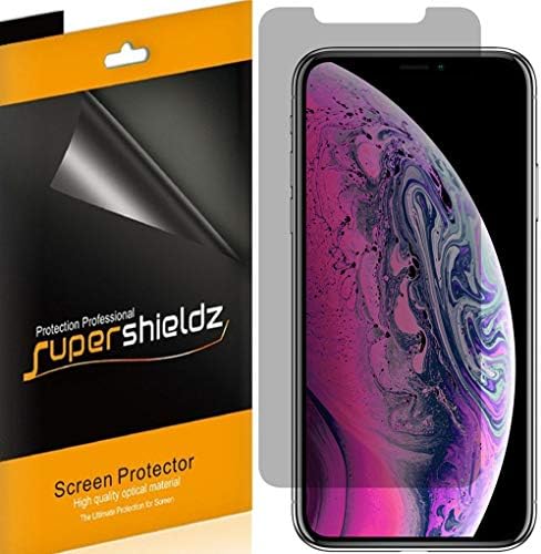 Supershieldz Anti Spy Screen Protector Shield projetado para Apple iPhone 11 Pro Max e iPhone XS Max