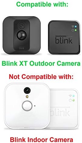 Capa de caixa de proteção contra peles de silicone interna/externa para câmera de segurança pisca -pisca/xt2, compatível com acessórios Blink XT/XT2