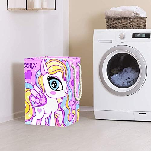 Beleza Indomer Little Unicorn 300D Oxford PVC Roupas impermeáveis ​​cestas de roupas grandes para cobertores Toys de roupas