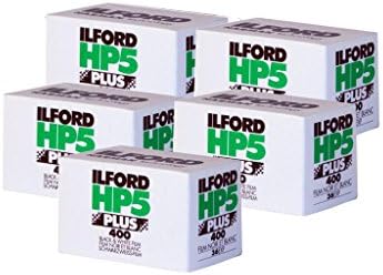 Cinco pacote de Ilford HP5 mais filme negativo preto e branco de 35 mm, 36 exp