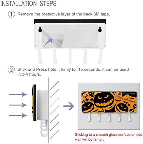 Ganchos de parede Guerotkr, ganchos pendurados, ganchos pegajosos para pendurar, Halloween