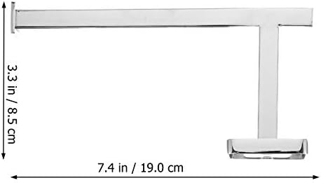 Rack de armazenamento de metal do doool 3pcs papel toalheiro suporte para o suporte de aço inoxidável rolo de cozinha de papel
