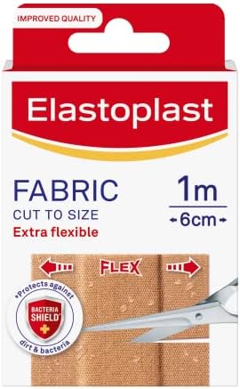 Elastoplast 3585999 Strapping de tecido extra pegajoso, 2,5 cm x 3m