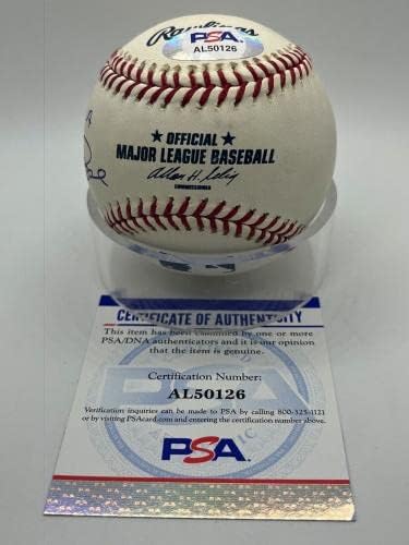 Pete Rose Ahola 4256 Reds assinou o autógrafo MLB Baseball PSA DNA - Bolalls autografados