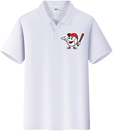 Camisas de trabalho para homens camisas masculinas de beisebol masculino Cool Wicking Performance Camisas da primavera Summer