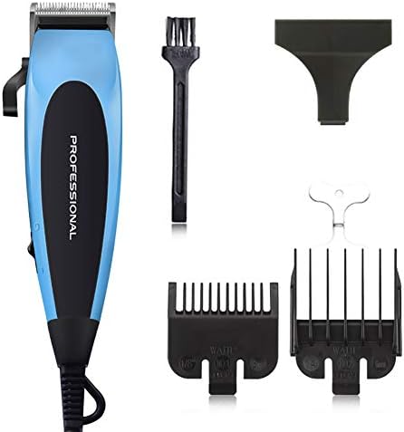 XY & YD Cord Low Ruído Clipper para homens, kit profissional de corte de cabelo, aparadores de cabelo elétrico com 2 pentes guia para barbeiros a