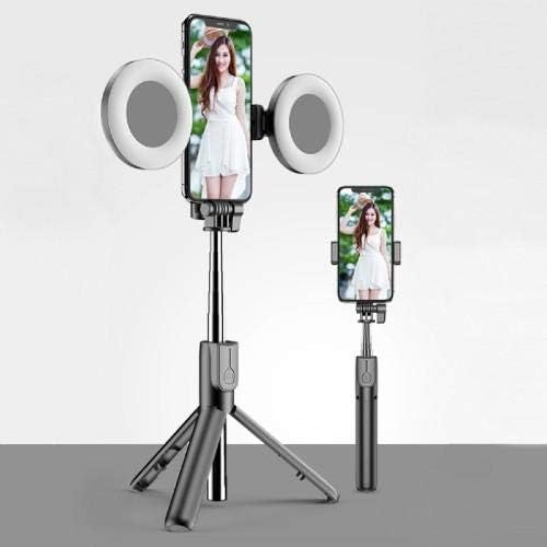 Suporte de ondas de caixa e montagem compatível com a borda da Motorola 30 Neo - Selfiepod, bastão de selfie extensível com luz do