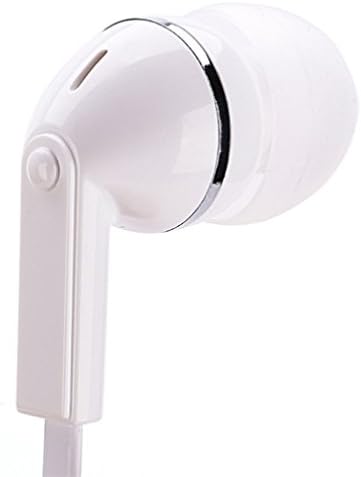 Premium Mono Headset Flow Wired White Earbud Micor de Earbud para Sprint Samsung Galaxy S7 Edge- T-Mobile Alcatel One