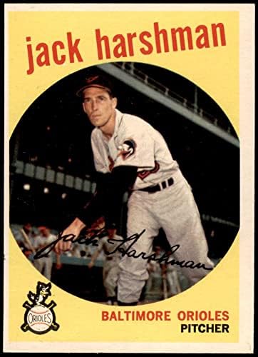1959 Topps # 475 Jack Harshman Baltimore Orioles Ex/Mt Orioles