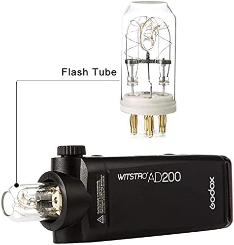Lâmpada flash flash de tubo flash de Godox Ad200 Pro 200W para Godox AD200 Pocket Flash Light