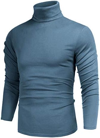 Iwoo Men's Casual Turtleneck Pullover Sweaters