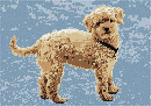 Kit de agulha de Pepita: Doggy, 10 x 7