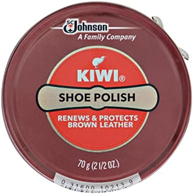 Kiwi Cera Shoe Polish, tamanho gigante de 2,5 oz, marrom