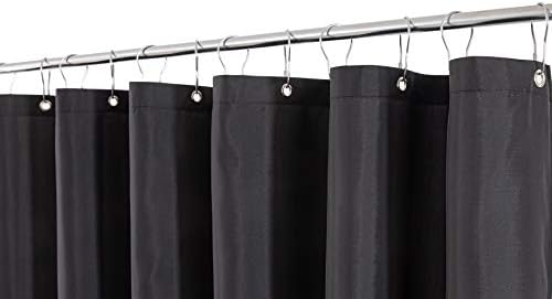 Biscaynebay Hotel Quality Fabric chuveiro Lineador de cortina de 72 polegadas por 72 polegadas, cortinas de banheiro