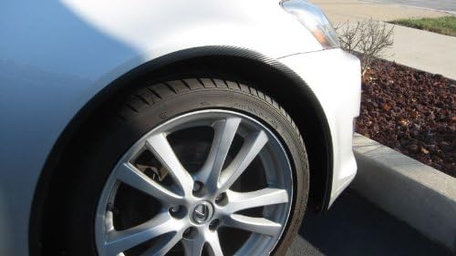 312 Motoring Fits 2007-2009 Audi S8 Molduras de roda de fibra de carbono/grama