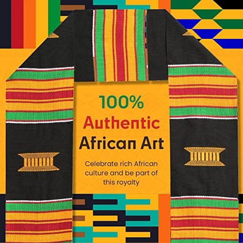 GRAVAGEM MAGAGEM GRATUTA MAGATURA RUSTO 2023 | Kente Graduation roubou 2023 | Kente roubou a classe de 2023 | Arte africana autêntica