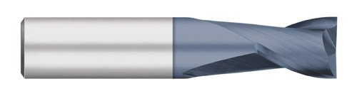 Titan tc11240 moinho de extremidade de carboneto sólido, comprimento de stub, 2 flauta, hélice de 30 graus, extremidade quadrada,