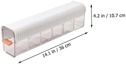 Gavetas montadas na parede de cabilock 3pcs, pendurando prateleiras de armazenamento divisores de armazenamento caixas de armazenamento