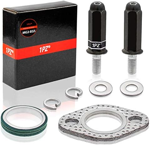 1pz mg2-eg5 parafuso de escape e junta para gy6 50cc 70cc 90cc 110cc 125cc 150cc scooters ATVs