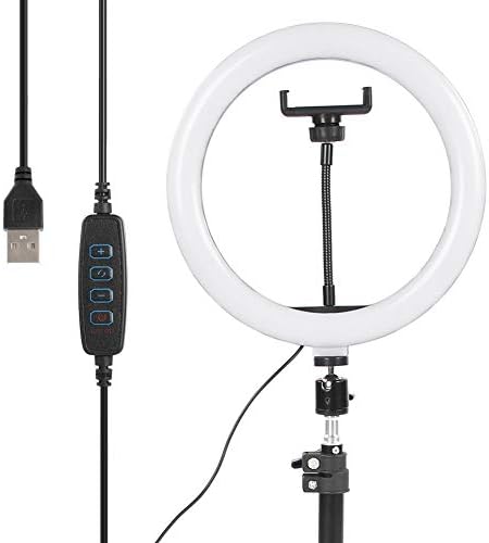 Lâmpada anel lâmpada de preenchimento preenchido 10 polegadas com suporte de suporte de 68 cm para transmissão de selfie Live