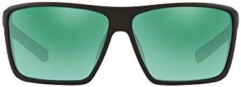 Óculos de sol unissex nativos moldura preta fosca, lentes cinza, 64 mm