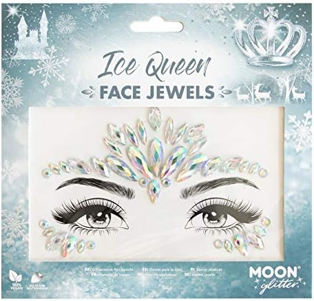 Jóias de rosto de lua Glitter - Festival Face Body Gems, Crystal Make Up Eye Glitter Stickers, Jóias de Tatuagem Temporária