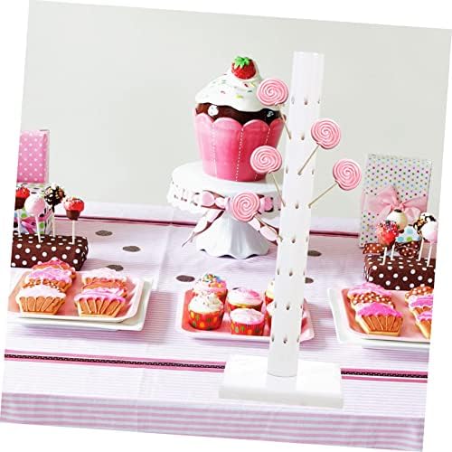 DOITOOL 3PCS Lollipop Stand Baby Smoothers Base Base Base Decorativa Stand Wood Lollipop Stand Stand Stand Lollipops Lollipops