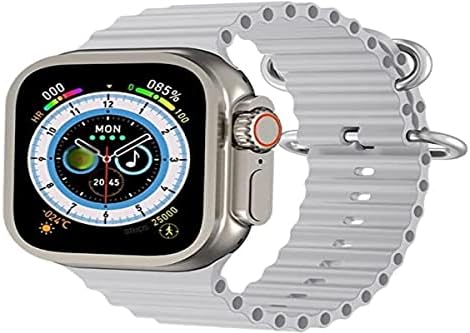 Relógio inteligente 49mm HW8 Ultra Max Série 8 Temperatura corporal Bluetooth Call Blood Glicose Smartwatch com banda