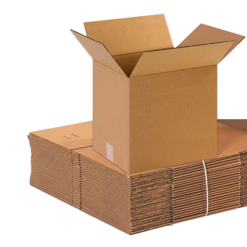 Caixas de movimento da caixa USA Médio 13 L x 10 W x 13 H, 25-pacote, caixa de papelão ondulada para embalagem, envio e armazenamento