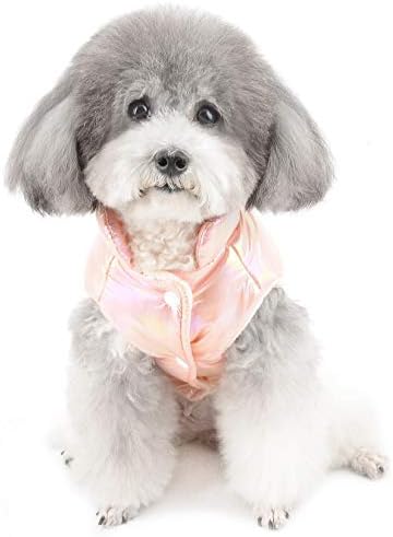 Casaco de cachorro zunea para cães pequenos gatos de cachorro impermeável roupas de cachorro de inverno lã quente lã forrada colete