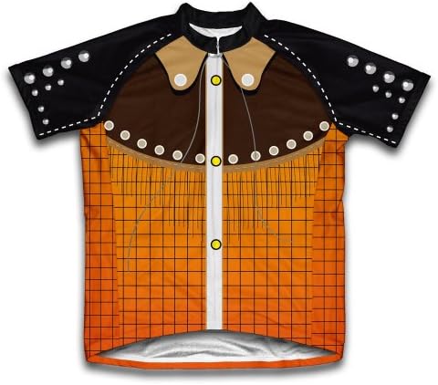 Jersey de ciclismo de manga curta do cowboy ocidental da ScudoPro para homens